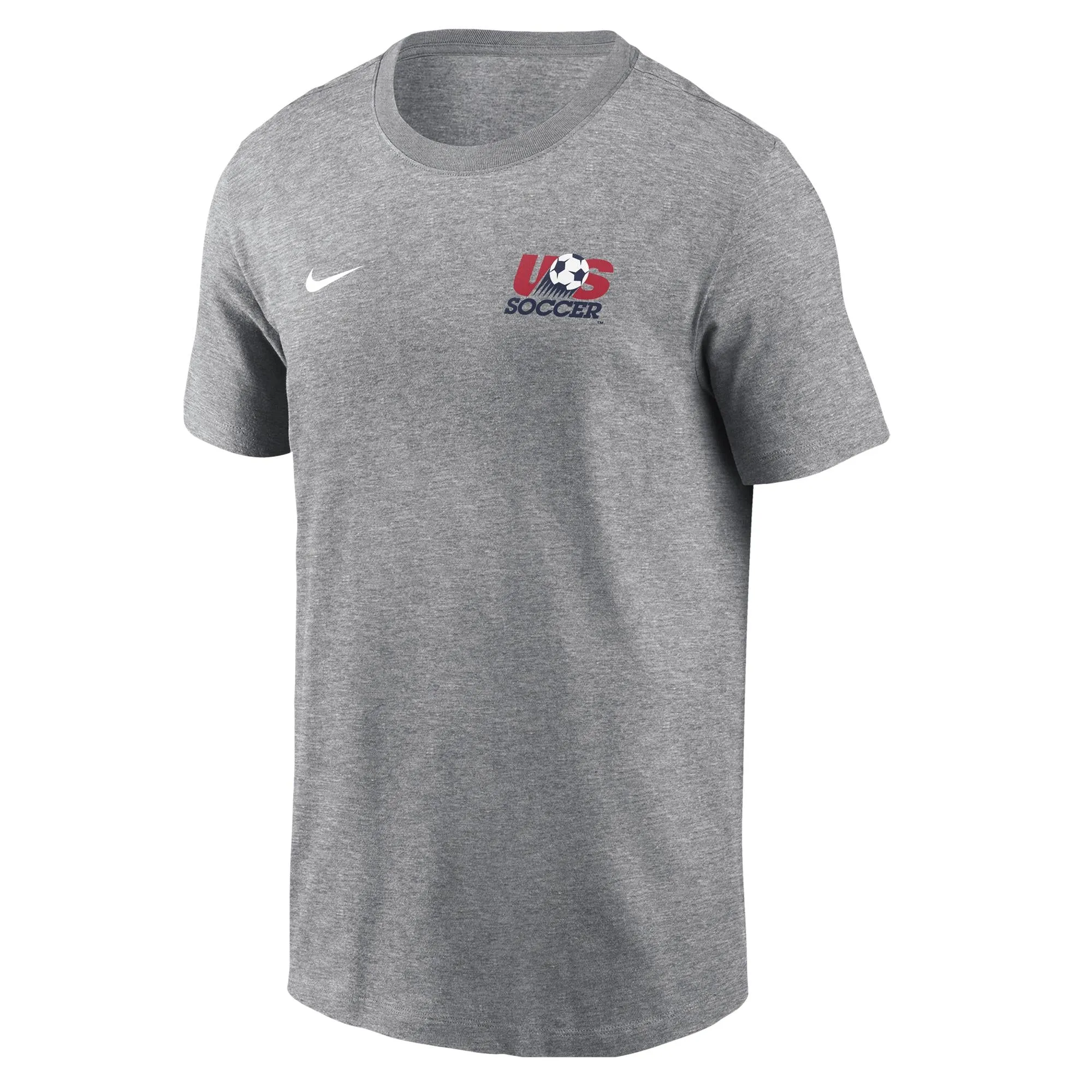 Fit For Comfort Nike USA 25/26 Retro Badge Logo T-Shirt (Dark Heather)