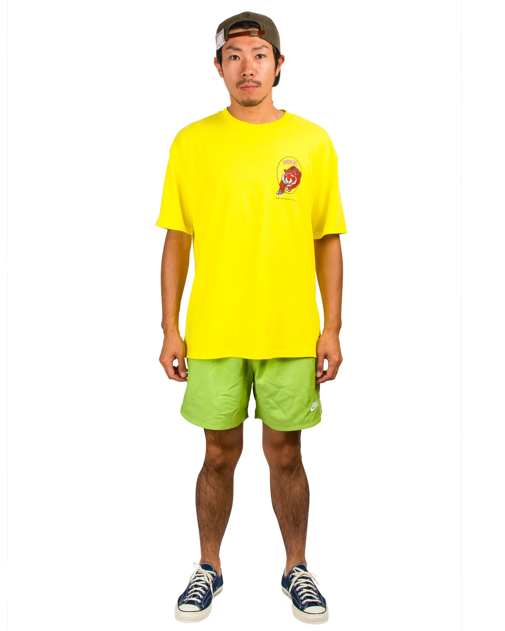 Nike Year Of The Tiger T-Shirt Midnight Optical Yellow Sustainable production Urban Fashion