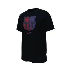 Simple Yet Elegant Nike Youth Barcelona 25/26 Crest T-Shirt (Black)