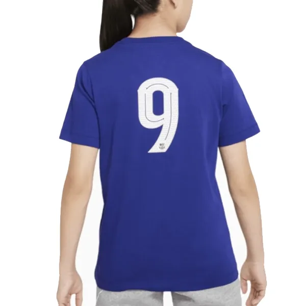 Trendy Vibes Wear Nike Youth Barcelona Badge T-Shirt 24/25 (Deep Royal Blue)