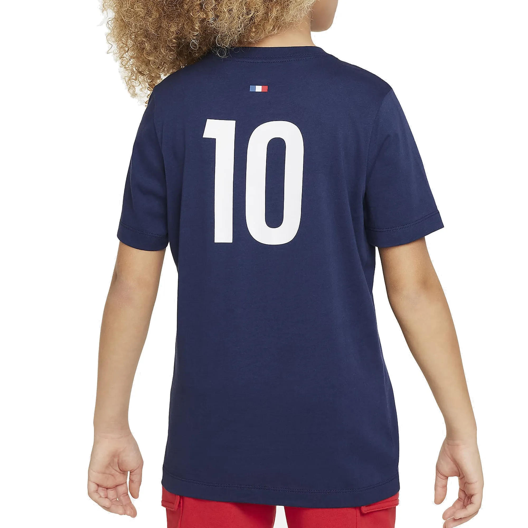 Nike Youth Paris Saint-Germain Number 10 T-Shirt 23/24 (Midnight Navy) Rayon blend
