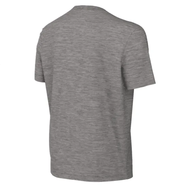 Nike Youth Paris Saint-Germain Swoosh T-Shirt (Dark Grey Heather) AntiStaticLining Wrinkle Free Fabric