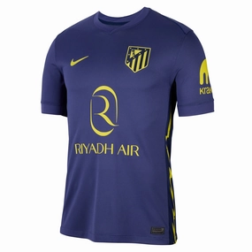 High Compression Knit Dynamic Performance Nike Atl??tico Madrid 25/26 Away Jersey 425 (Binary Blue/Vibrant Yellow)