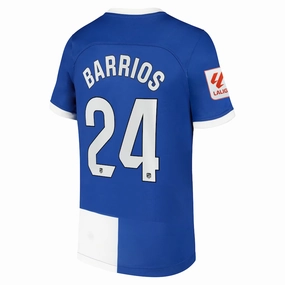 Nike Atletico Madrid Barrios Away Jersey w/ La Liga Patch 23/24 (Old Royal/White) No Resistance