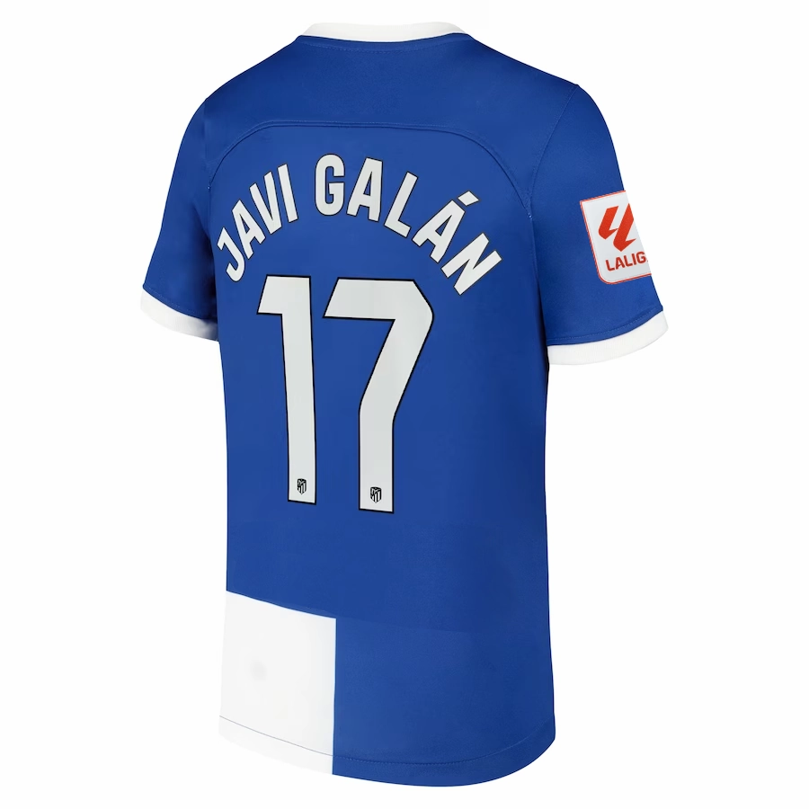 Nike Atletico Madrid Javi Gal??n Away Jersey w/ La Liga Patch 23/24 (Old Royal/White) warm weather Speed Ready