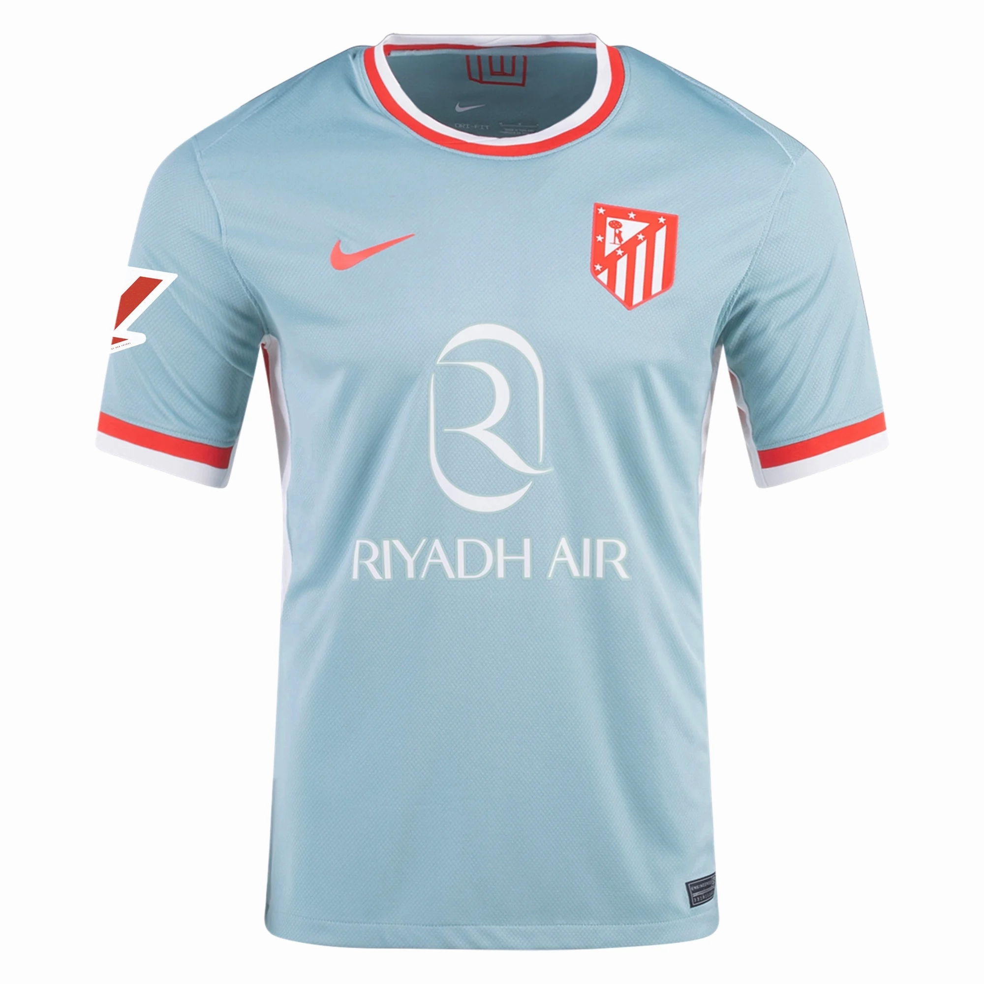 Nike Atletico Madrid Rodrigo De Paul Away Jersey w/ La Liga Patch 24/25 (Cannon/Phantom/Light Crimson) High Durability Weave Any Season