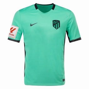 Nike Atletico Madrid Third Jersey w/ La Liga Patch 23/24 (Spring Green/Black) Cool Look Urban Edge