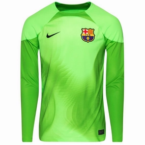 Flexible Neckline Nike Barcelona Goalkeeper Jersey 22/23 (Green Strike)
