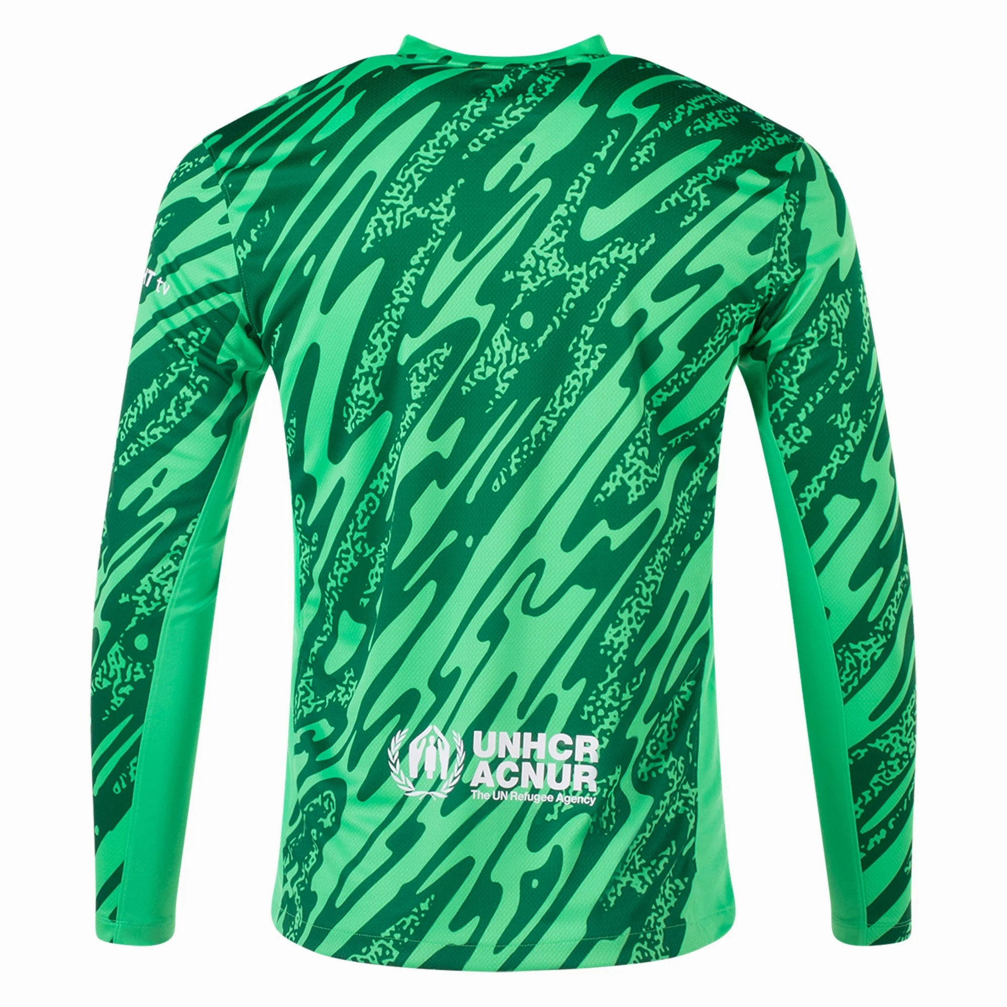 Friction Dispersing Weave Nike Barcelona Goalkeeper Jersey 24/25 (Green Spark/Pine Green/White)