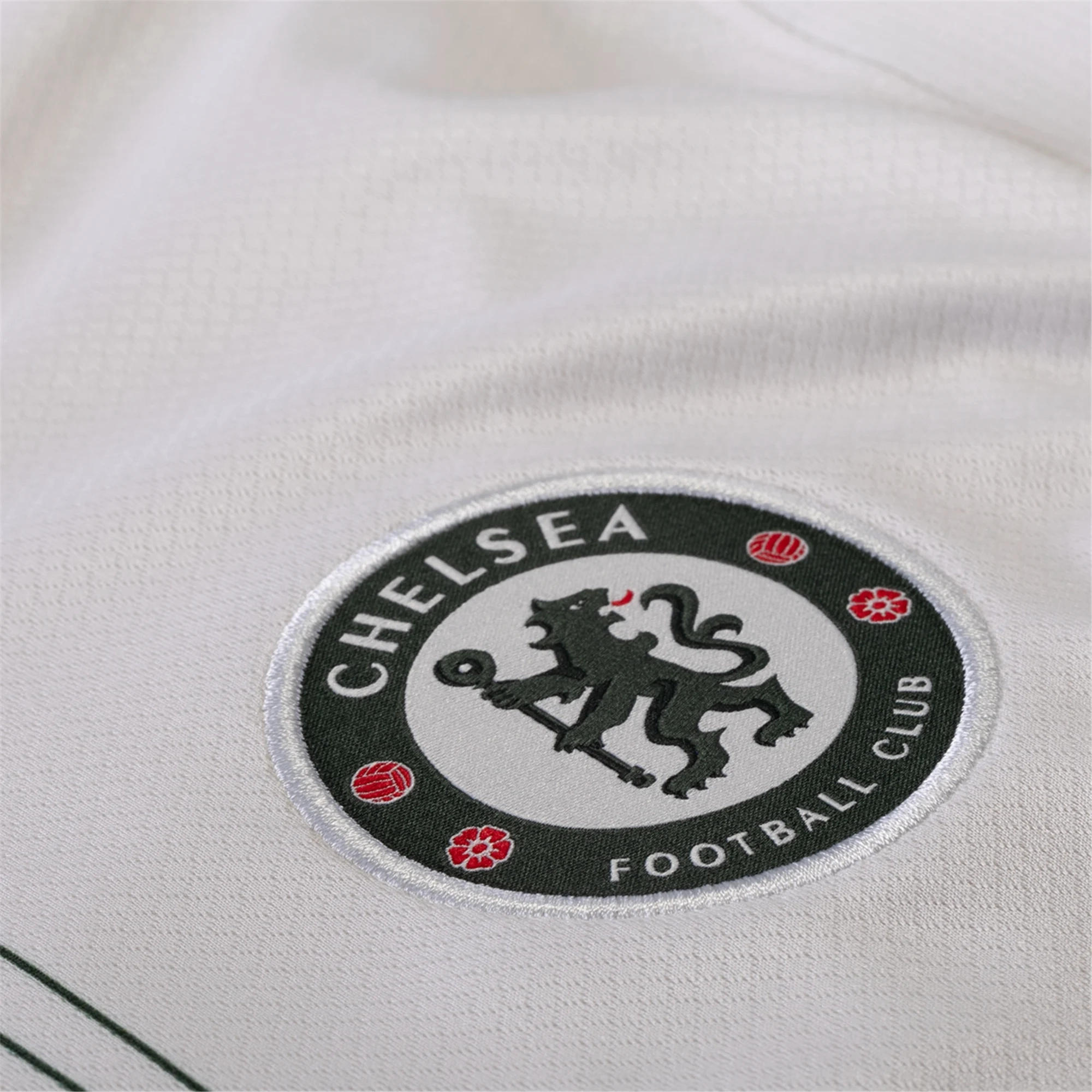 Active Apparel Low Profile Seams Nike Chelsea 25/26 Away Jersey (Phantom/Speed Red/Galactic Jade)