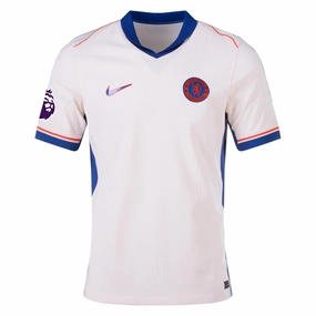 Quick Drying Nike Chelsea Authentic Away Jersey w/ EPL Patch 24/25 (Guava Ice/Rush Blue)