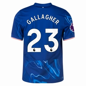 Nike Chelsea Authentic Connor Gallagher Home Jersey w/ EPL Patch 24/25 (Rush Blue/Team Orange) Breathable fabric