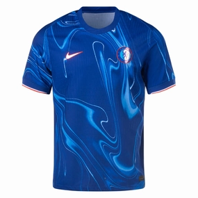Athletic Silicone Trim Active Motion Nike Chelsea Authentic Home Jersey 24/25 (Rush Blue/Team Orange)
