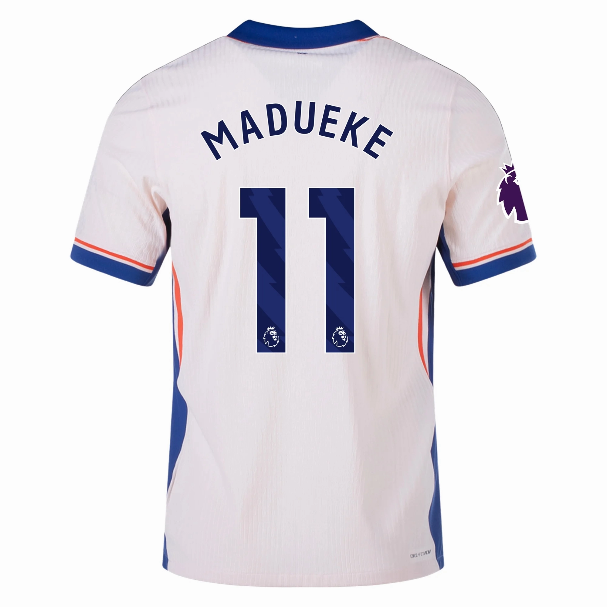Gym Wear Nike Chelsea Authentic Noni Madueke Away Jersey w/ EPL Patch 24/25 (Guava Ice/Rush Blue)