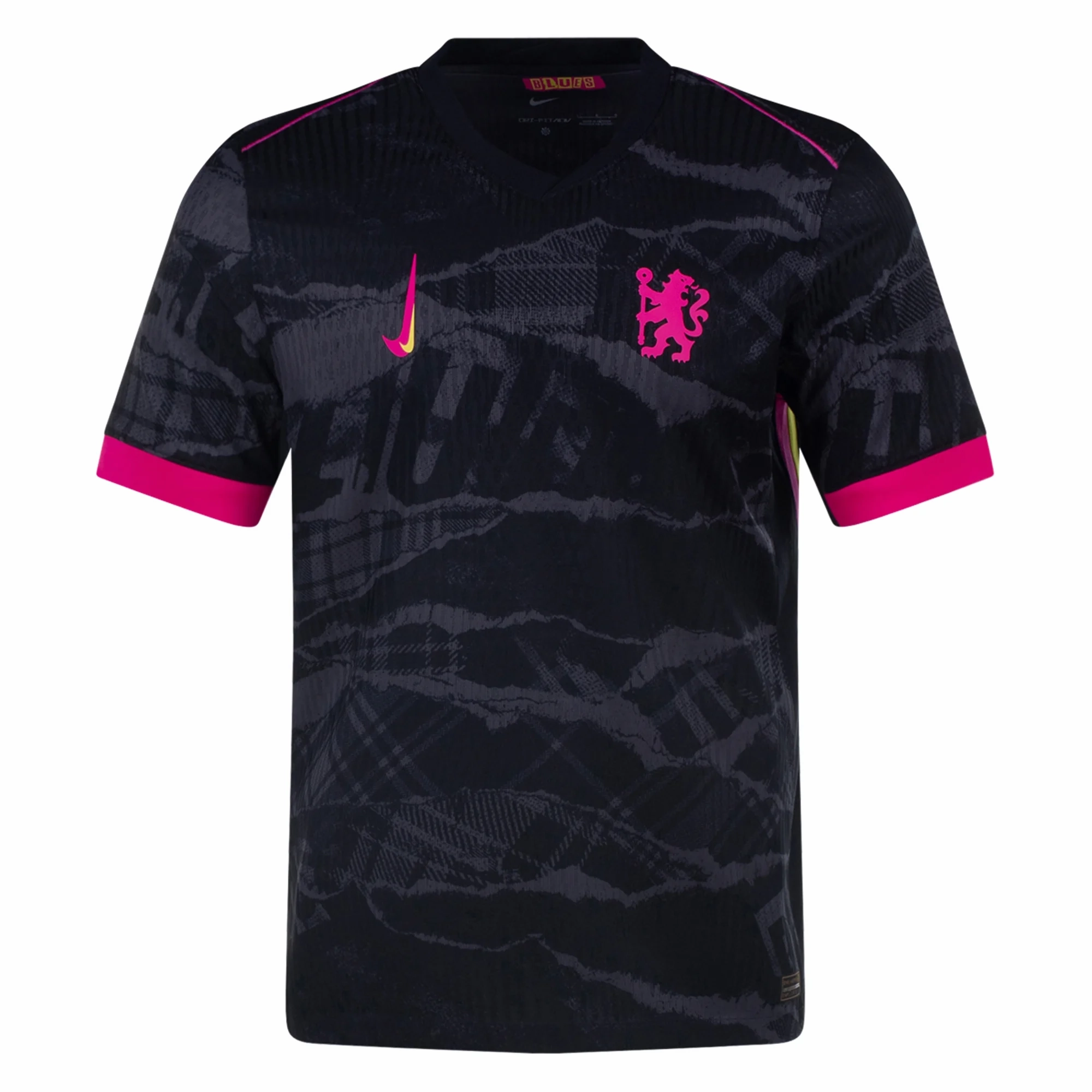 Adjustable Hem Drawcord Nike Chelsea Authentic Third Jersey 24/25 (Anthracite/Pink Prime)