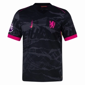 Nike Chelsea Authentic Third Jersey w/ EPL Patch 24/25 (Anthracite/Pink Prime) Sleek lines