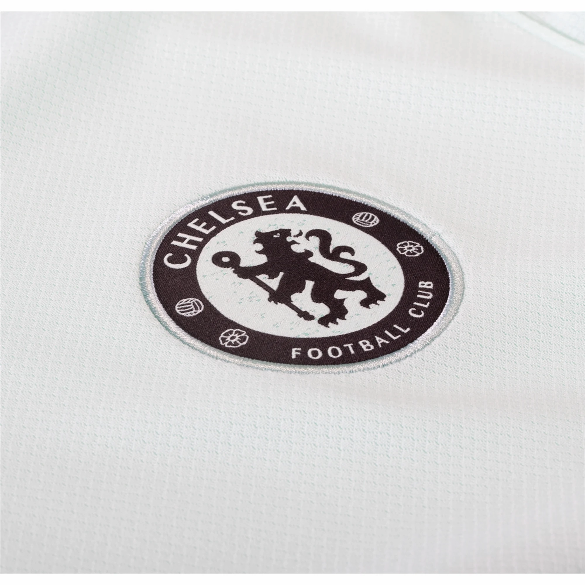 Sublimated Prints Nike Chelsea Colwill Third Jersey w/ EPL   No Room For Racism Patches 23/24 (Mint Foam/Black)