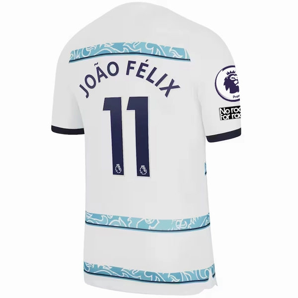 Nike Chelsea Joao Felix way Jersey w/ EPL   Club World Cup Patches 22/23 (White/College Navy) Fast Cooling