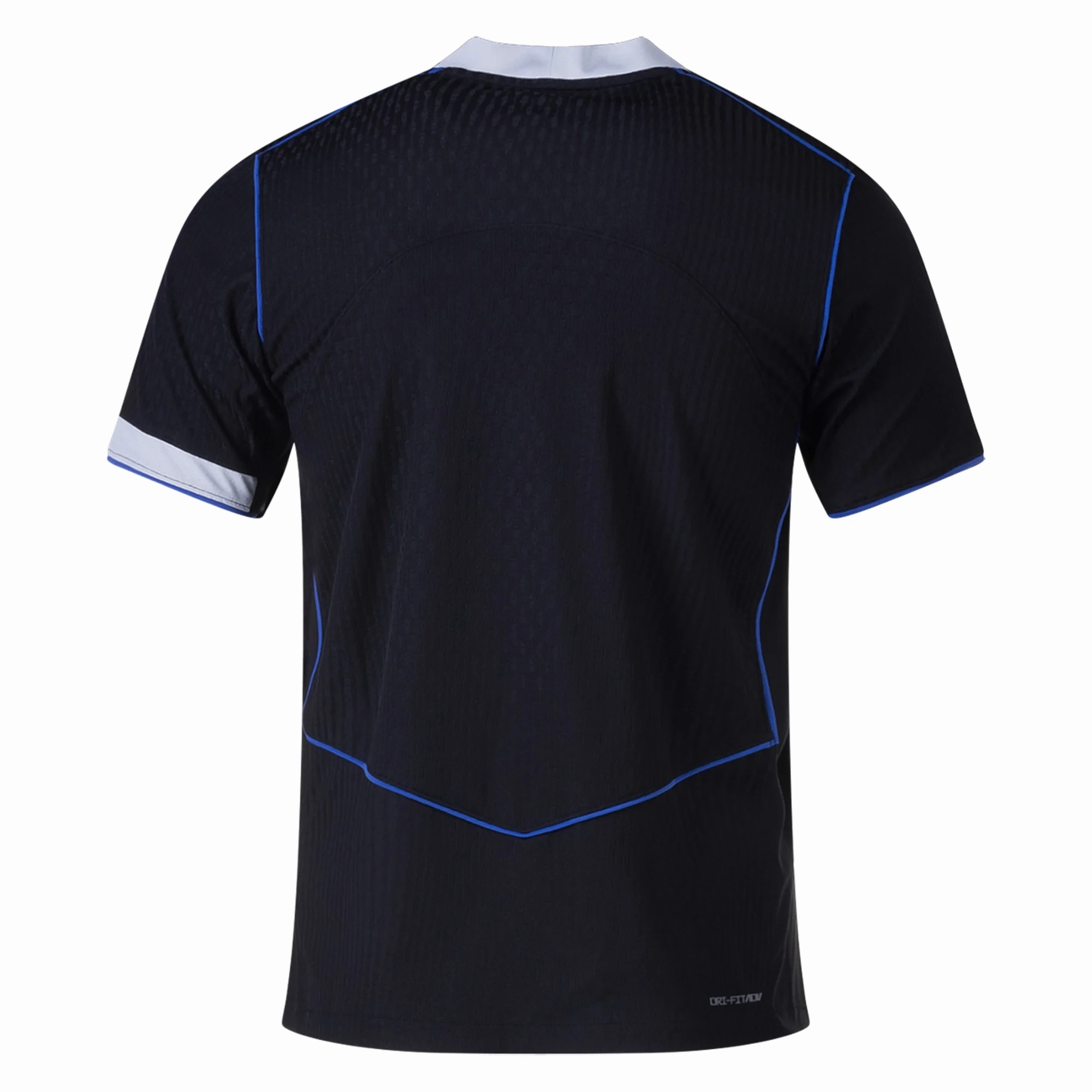 Nike Chelsea T90 Authentic Third Jersey 25/26 (Black/Silver) Contrast Binding Trim
