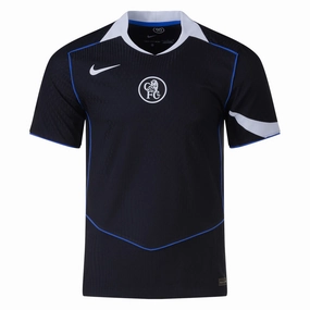 Nike Chelsea T90 Authentic Third Jersey 25/26 (Black/Silver) Performance Fit