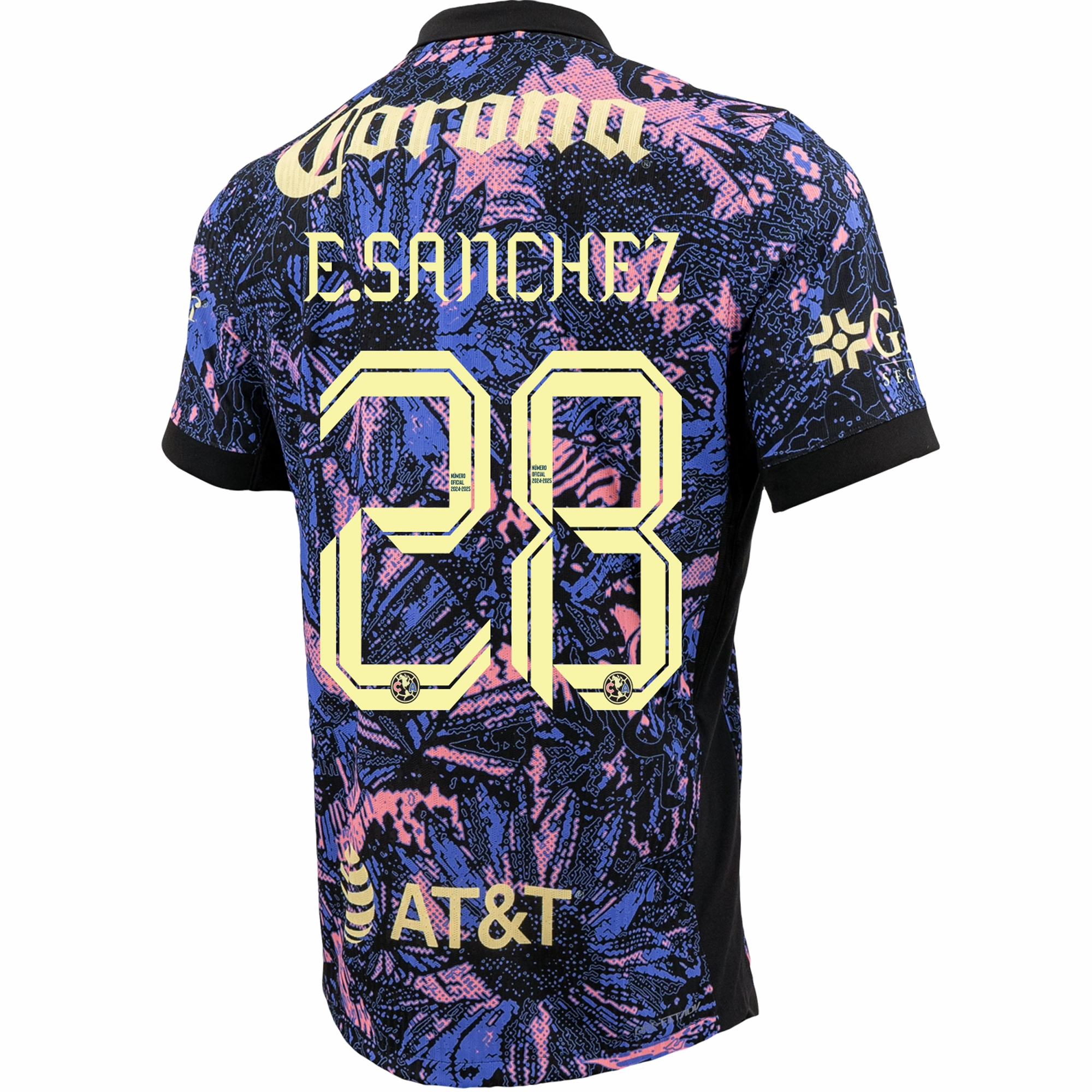 Odor Resistant Treatment All weather Nike Club America Authentic ??rick S??nchez Third Jersey 24/25 (Purple)