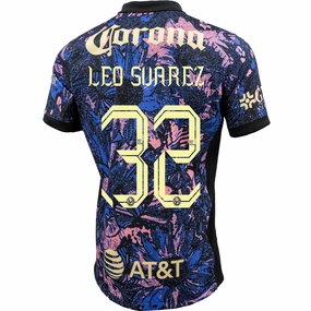 Odor Control Treatment Nike Club America Leonardo Su??rez Third Jersey 24/25 (Medium Blue/Black/Lemon Chiffon)