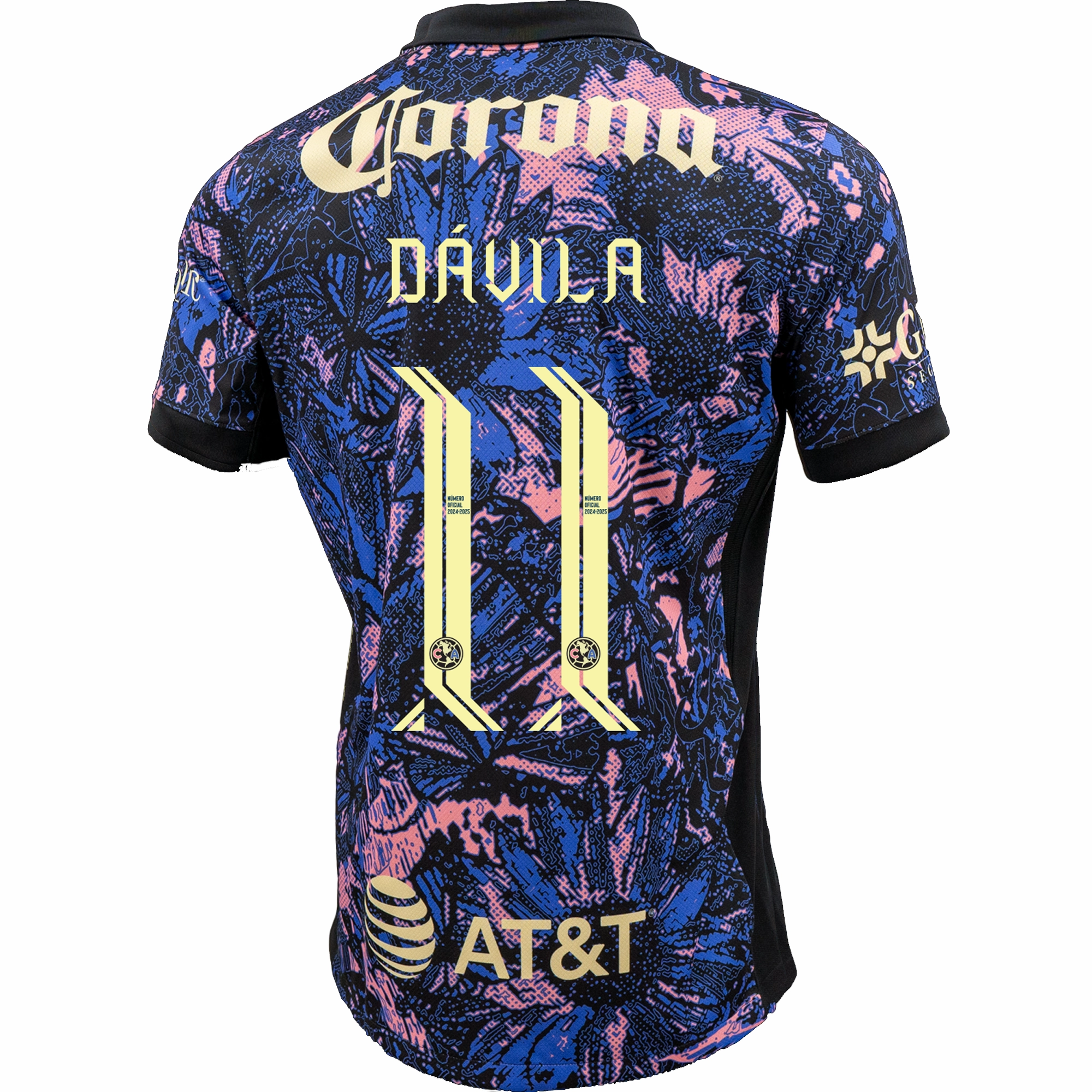 Low Friction Texturing Nike Club America V??ctor D??vila Third Jersey 24/25 (Medium Blue/Black/Lemon Chiffon)