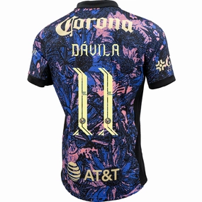 Low Friction Texturing Nike Club America V??ctor D??vila Third Jersey 24/25 (Medium Blue/Black/Lemon Chiffon)