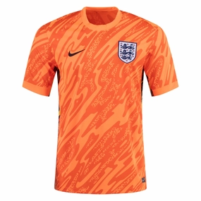 Tear Resistant Fabric Colorfast Dye Methods Nike England Goalkeeper Jersey 24/25 (Total Orange/Safety Orange)