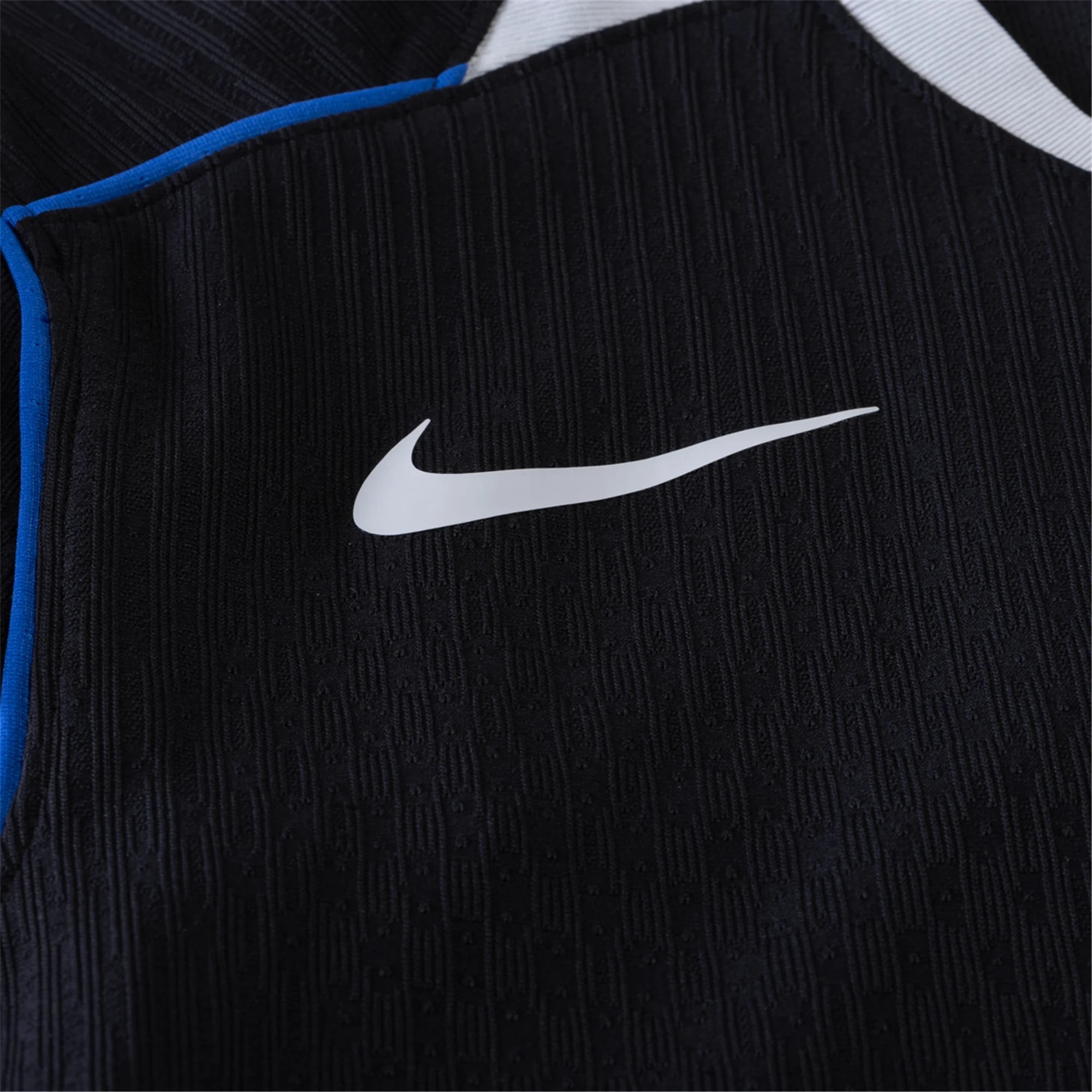 Vented Back Panel Nike Estevao Chelsea T90 Authentic Third Jersey w/ Champions League & World Champions Patch 25/26 (Black/Silver)