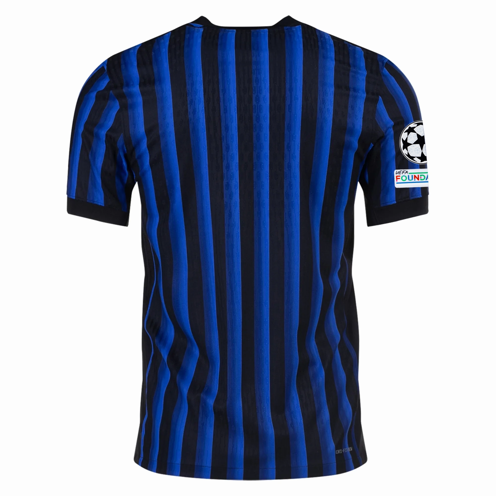 Nike Inter Milan Authentic Home Jersey w/ Champions League Patches 25/26 (Lyon Blue/Black/Chlorine Blue) Any Activity