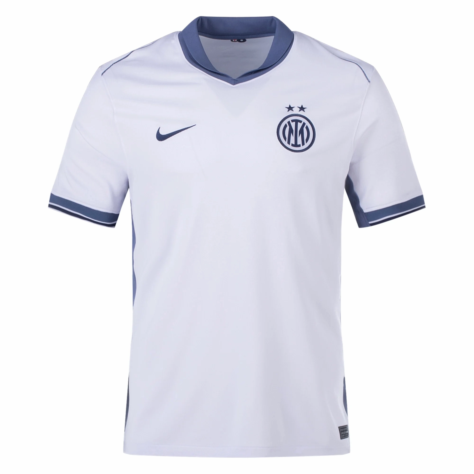 Nike Inter Milan Away Jersey 24/25 (Summit White/Iris Whisper) Tactile Surface Weave High Visibility Trim