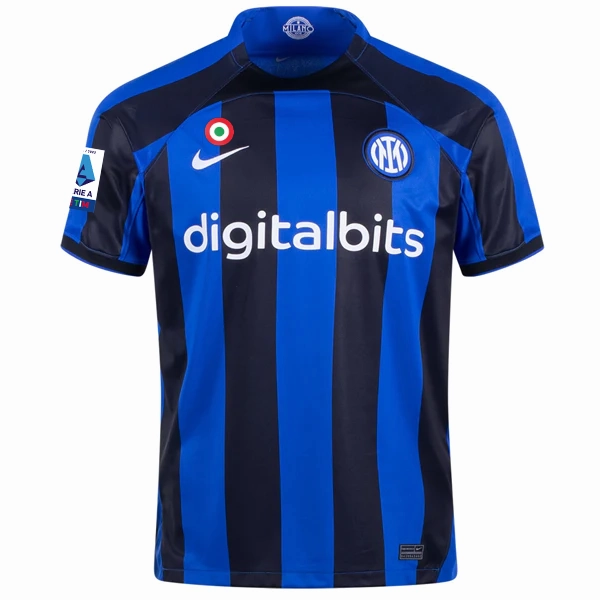Nike Inter Milan Bellanova Home Jersey w/ Serie A   Copa Italia Patches 22/23 (Lyon Blue/Black) Gym Essentials