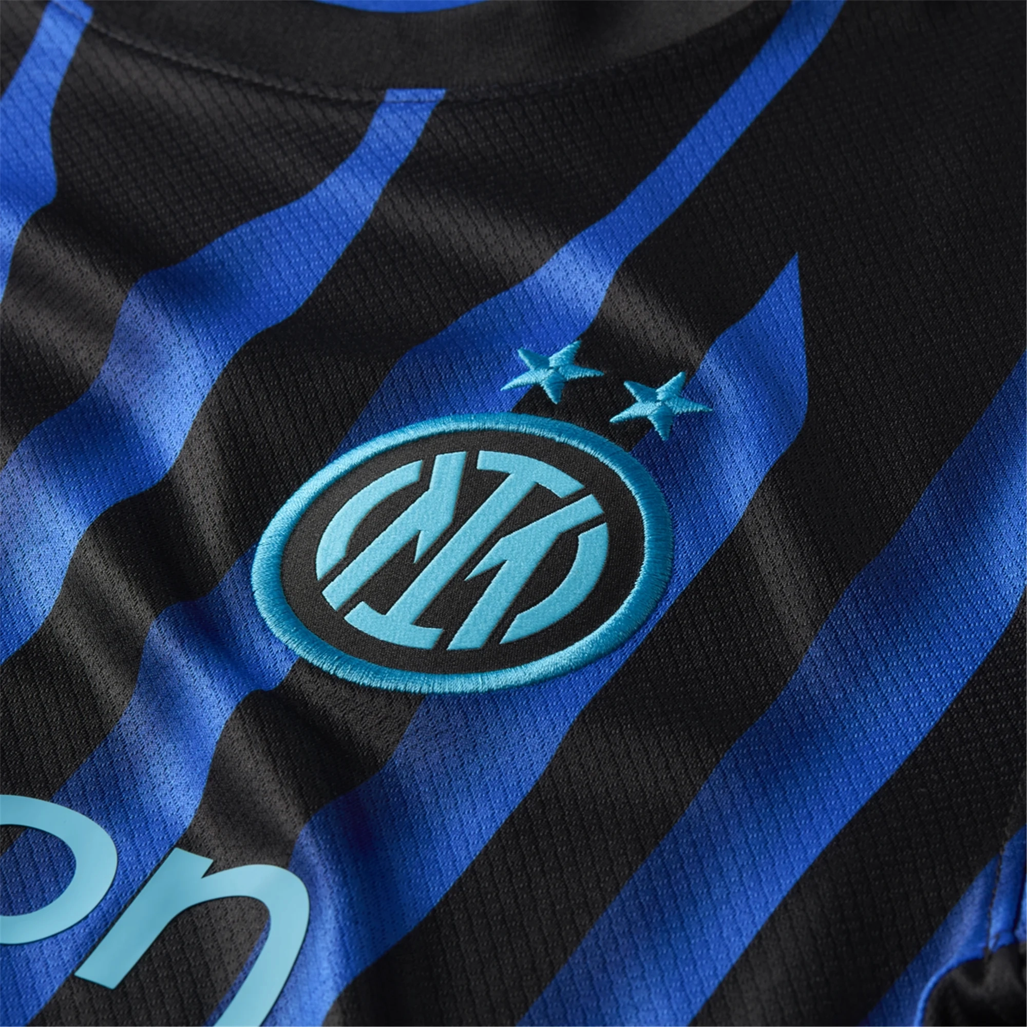 Nike Inter Milan Home Jersey 25/26 (Lyon Blue/Black/Chlorine Blue) Drop Tail Hem