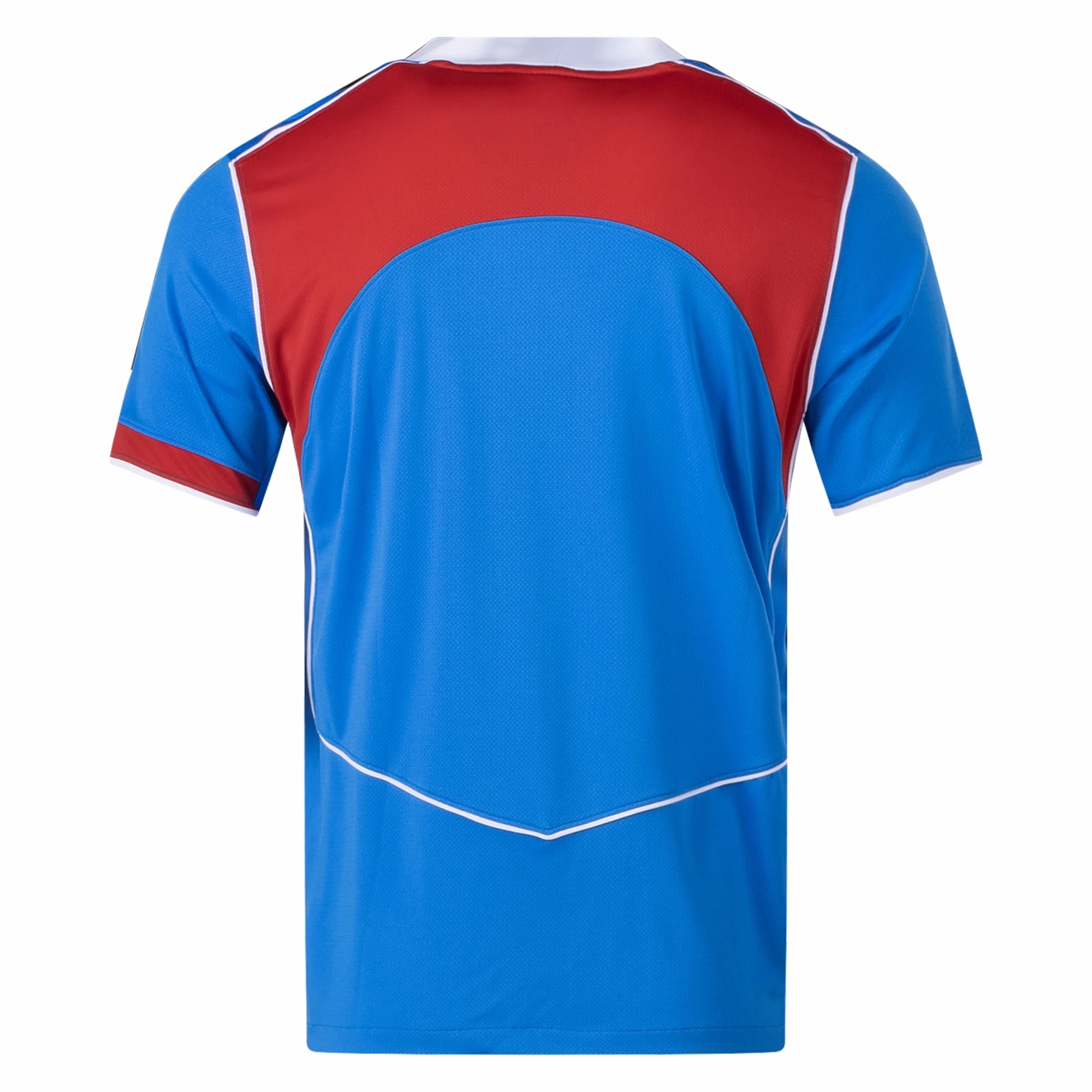 Nike Men's Atletico Madrid T90 Third Jersey 25/26 (Photo Blue/Sport Red) Minimal Detail Irregularity Balanced Weave
