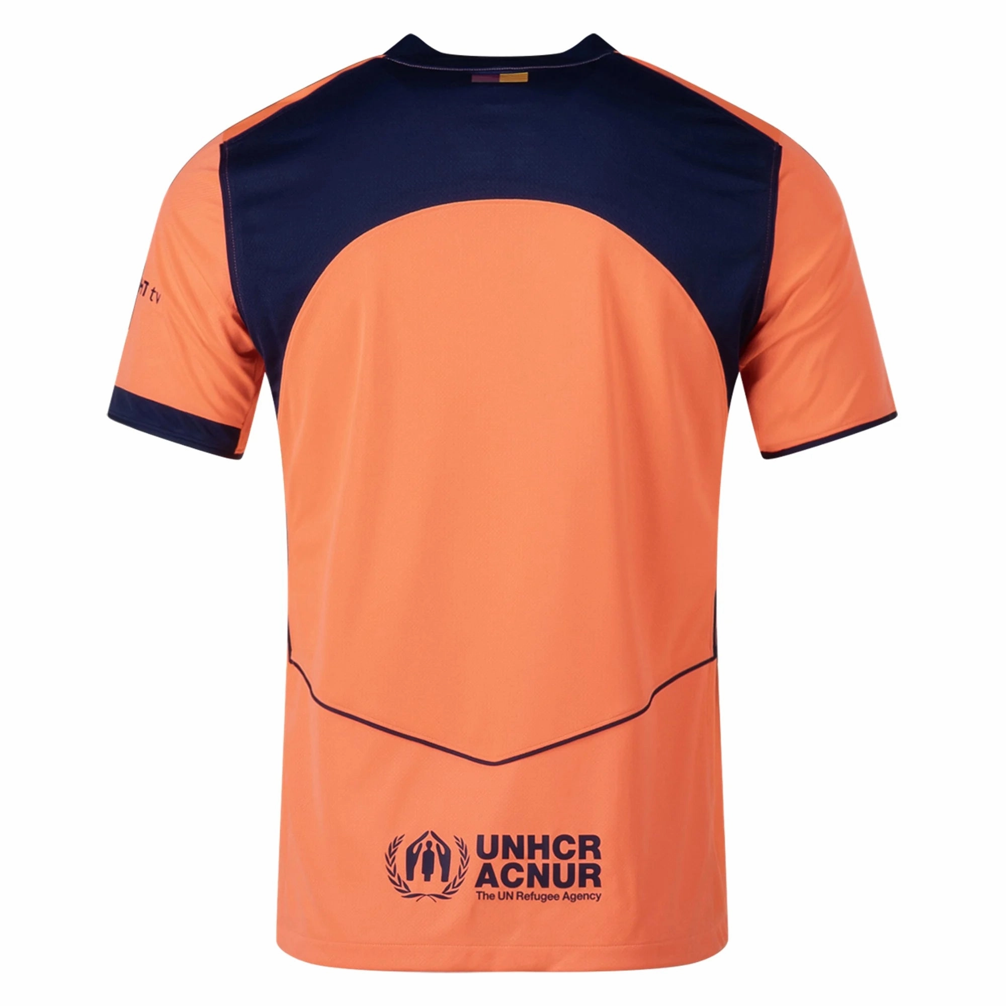 Agile Fit Workout Fit Nike Men's FC Barcelona T90 Third Jersey 25/26 (Bright Mango/Midnight Navy)
