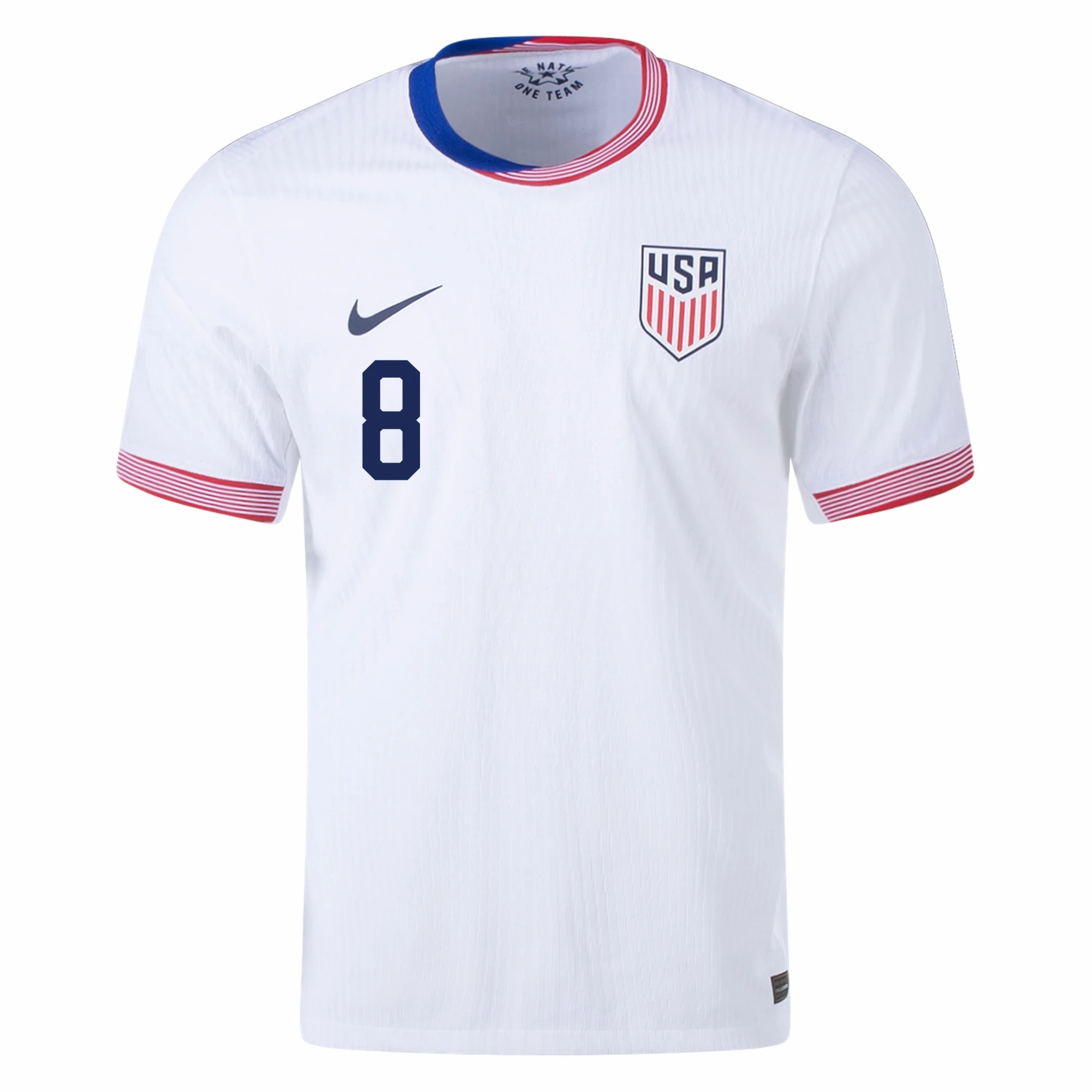 Style Performance Nike Mens United States Authentic Weston McKennie Match Home Jersey 24/25 (White/Obsidian)