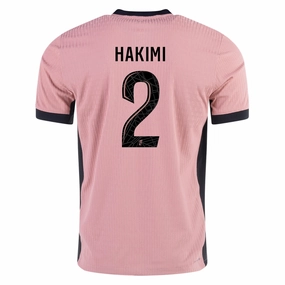 Body Mapping Technology Nike Paris Saint-Germain Authentic Achraf Hakimi Third Jersey 24/25 (Rust Pink/Black)