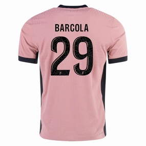 Nike Paris Saint-Germain Authentic Bradley Barcola Third Jersey 24/25 (Rust Pink/Black) Open Weave