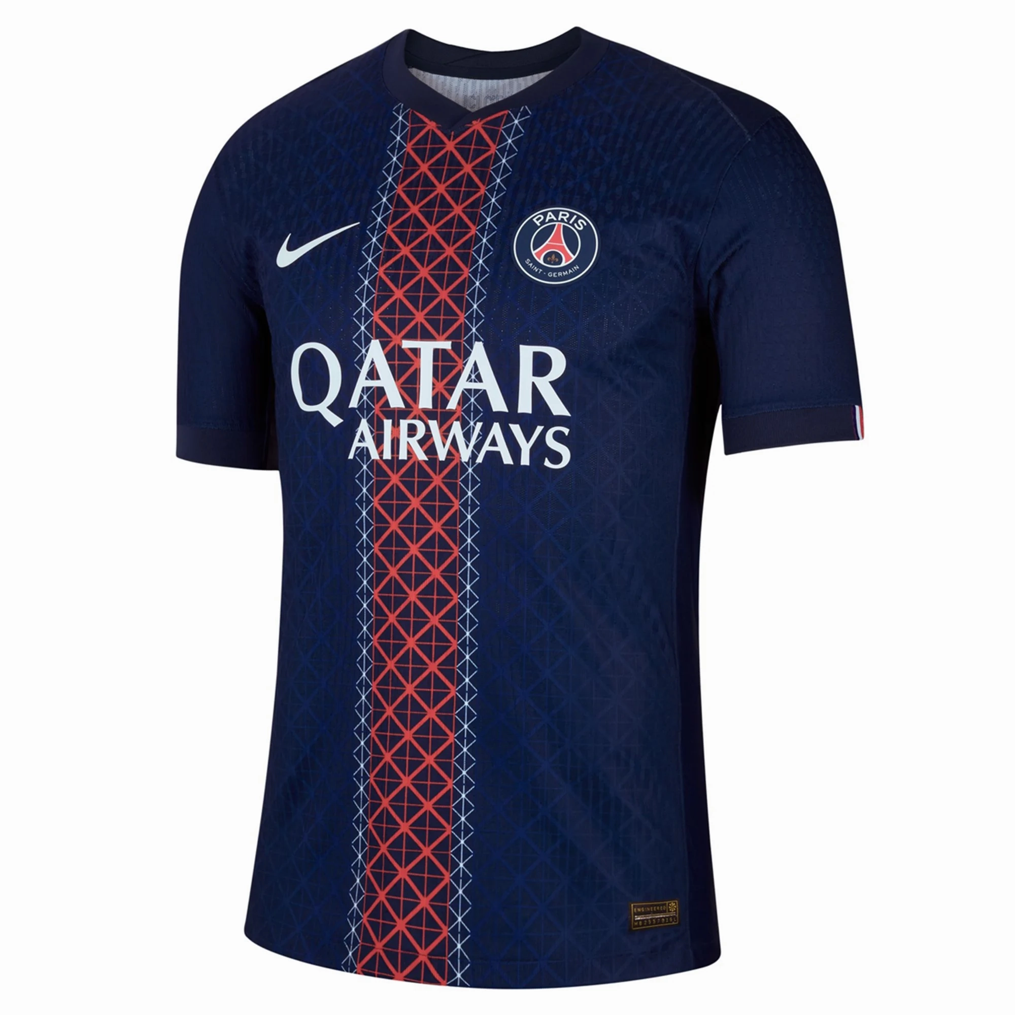 Comfortable Layers Compression Fit Tech Nike Paris Saint-Germain Authentic Home Jersey 25/26 (Midnight Navy)