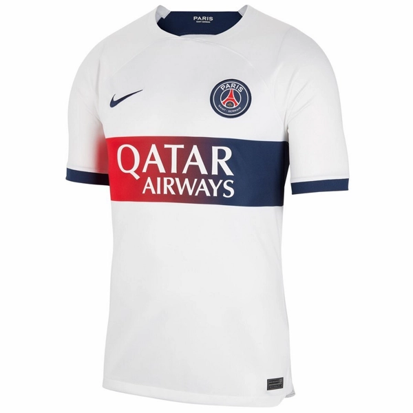 Nike Paris Saint-Germain Away Jersey 23/24 (White/Midnight Navy) Neutral Look All Sport Fit