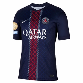 All Day Comfort Fit Nike Paris Saint-Germain Home Jersey w/ Club World Cup Patches 25/26 (Midnight Navy/Red/White)