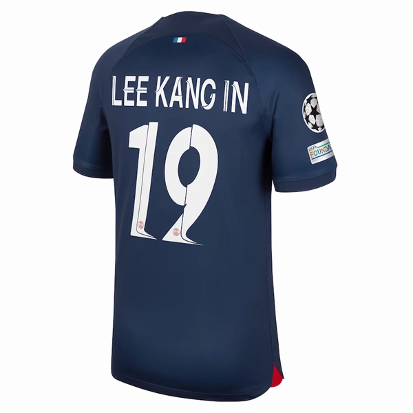 Agility Wear Performance Layer Nike Paris Saint-Germain Lee Kang-in Home Jersey w/ Champions League Patches 23/24 (Midnight Navy)