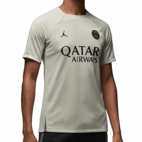 Nike Paris Saint-Germain Strike Training Top (Stone/Iron Grey) Rolling Storage Pocket