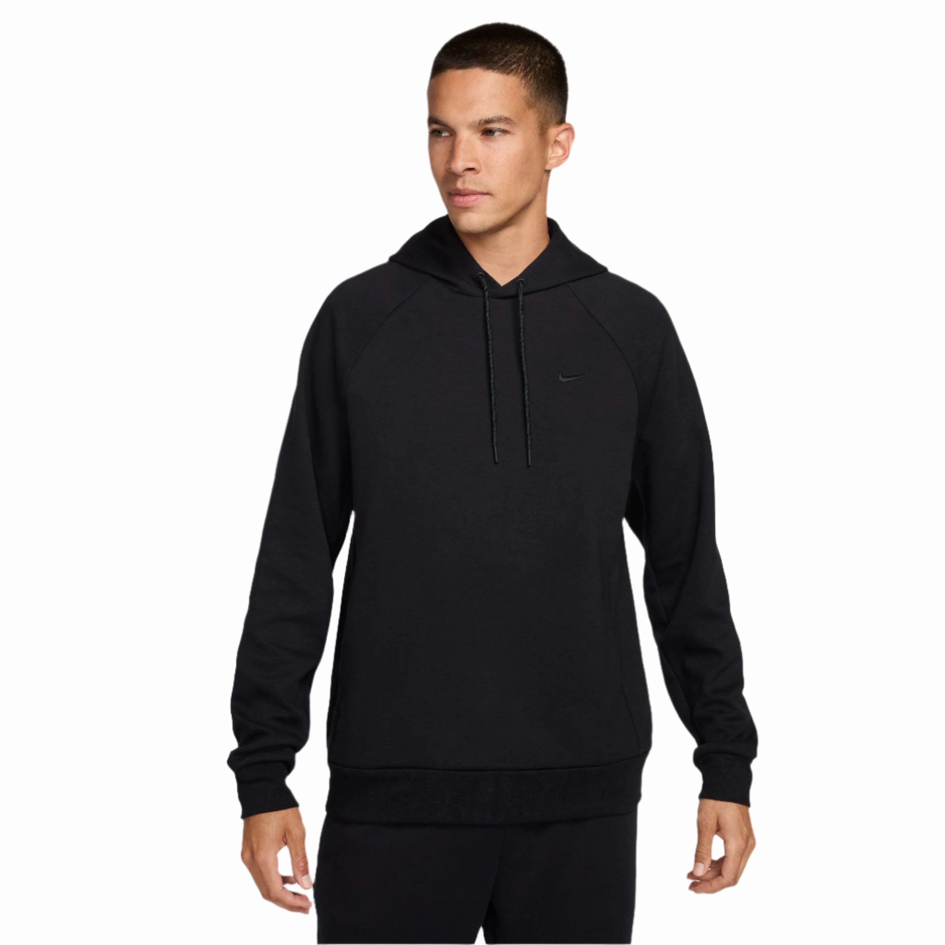 Nike Primary Fleece Mens Dri-Fit UV Pullover Performance Hoodie Anti Snag Fabric