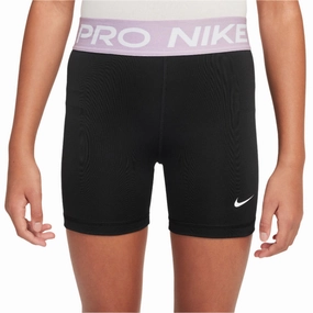 Nike Pro Big Kids Girls Shorts Elastic Waistband Design
