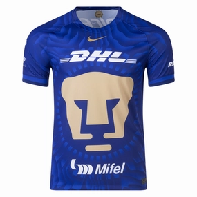 Nike Pumas UNAM 25/26 Away Jersey (Deep Royal Blue/Club Gold) Low Friction Texturing
