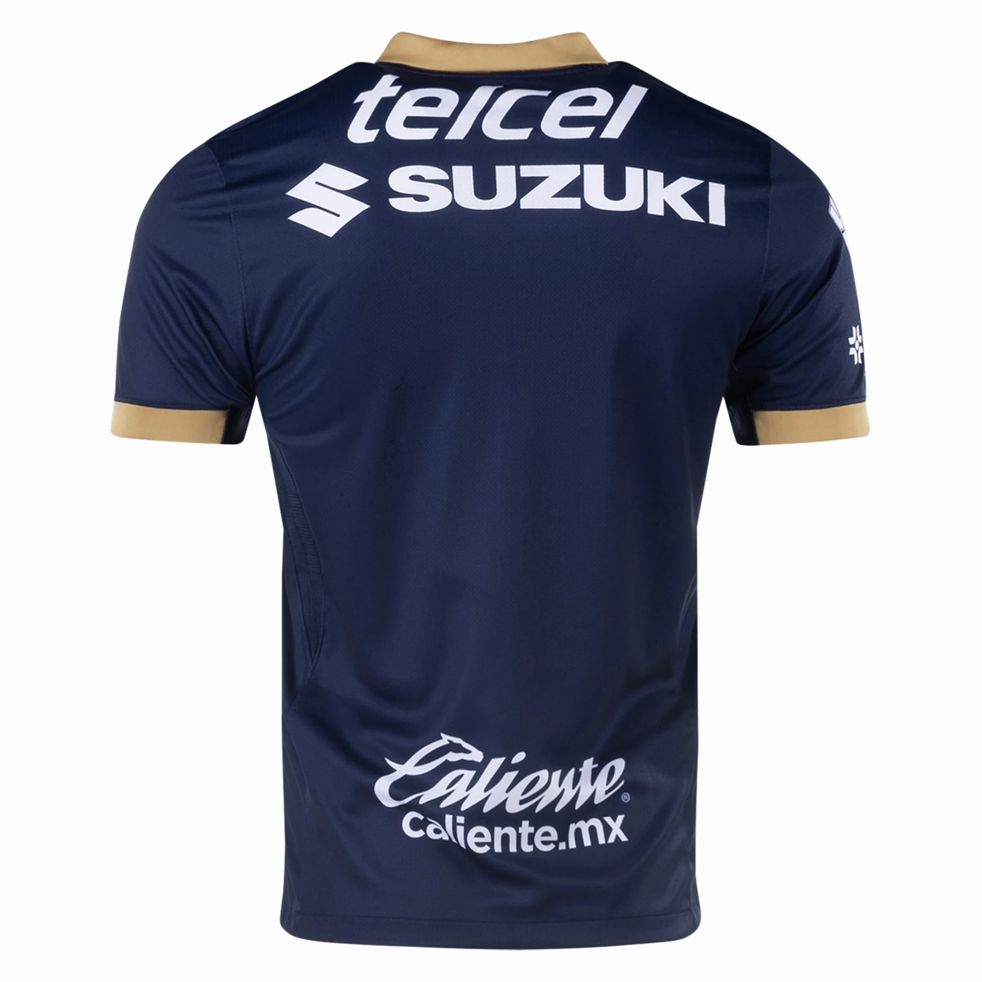 Nike Pumas UNAM Away Jersey 24/25 (Obsidian/Truly Gold) Agility Wear Reinforced Hem Structure
