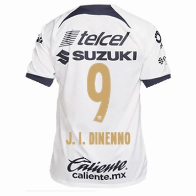 Rush Ready Reinforced Stress Point Stitching Nike Pumas UNAM Juan Dinenno Home Jersey w/ Liga MX Patch 23/24 (White/Obsidian)