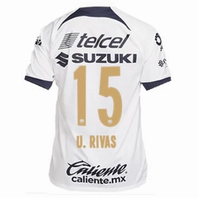 Wicking Properties Nike Pumas UNAM Ulises Rivas Home Jersey w/ Liga MX Patch 23/24 (White/Obsidian)